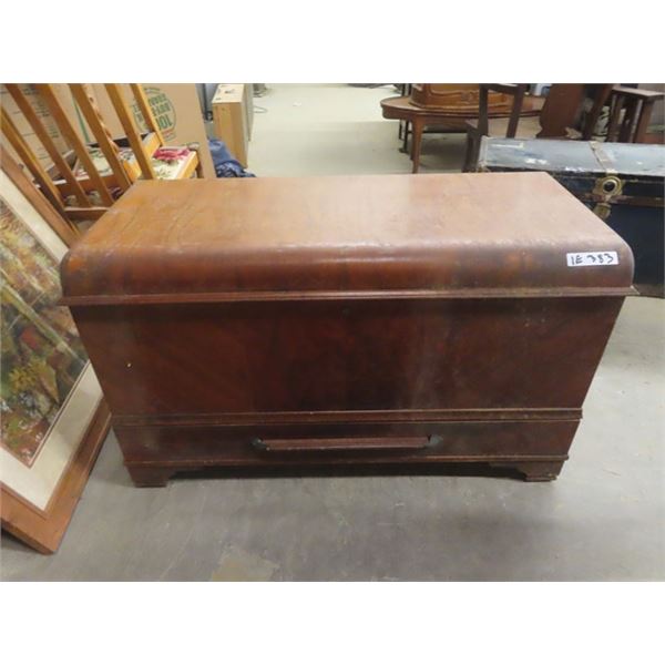 Cedar Chest with Bottom Drawer - Needs a Clean 25" x 41" x 19"
