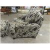 Image 2 : Upholstered Living Room Chair & Ottoman