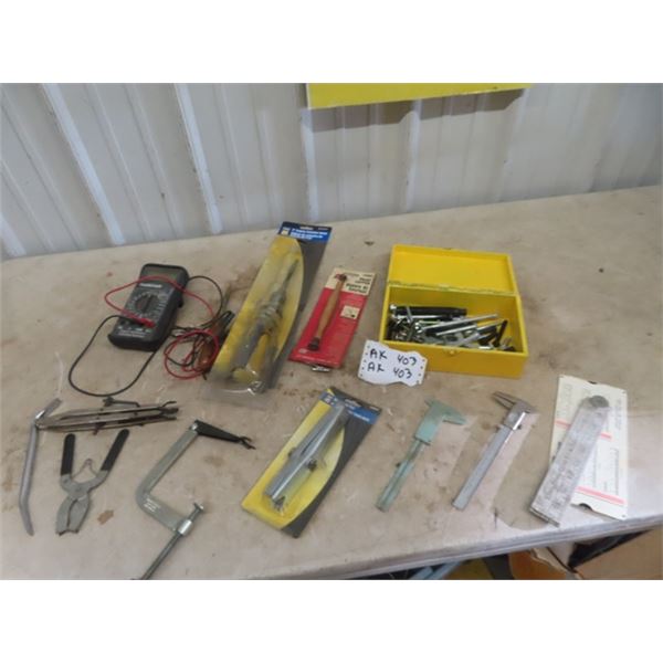 Multimeter Tester, Circuit Tester, Calipers, Gear Puller, Speciality Tools