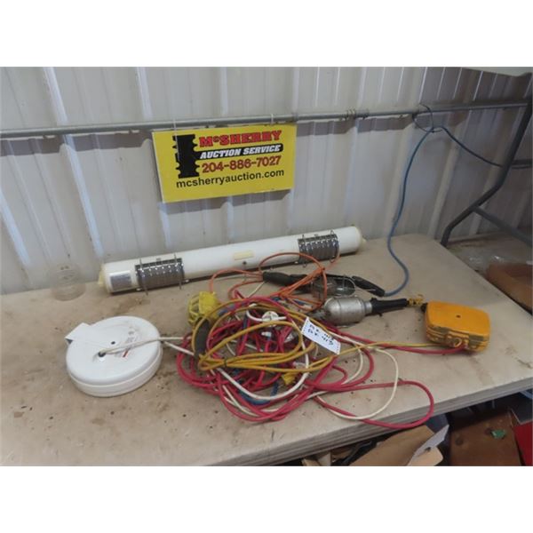 Retracting Extension Cord, Trouble Lights plus more