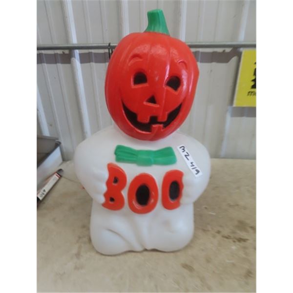 Pumpkin Boo Ghost Blow Mold