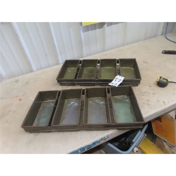 2 Bread Tin Trays