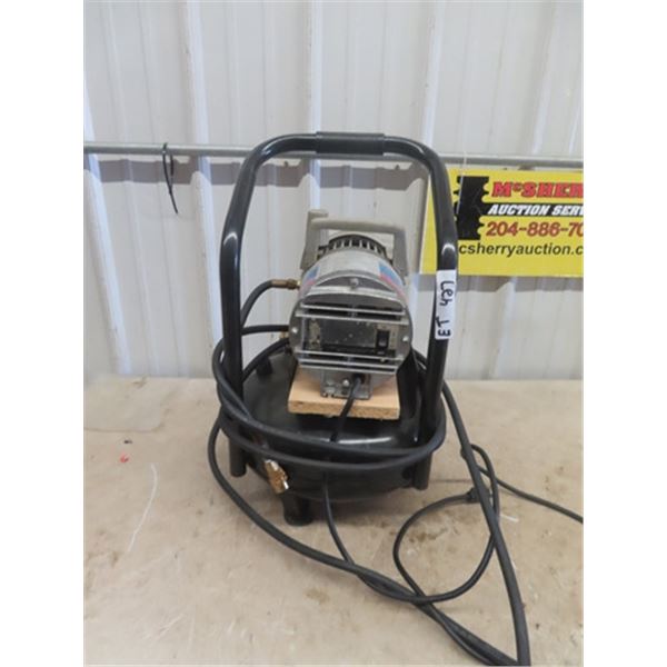 Air Compressor Converted to Airate a Pond