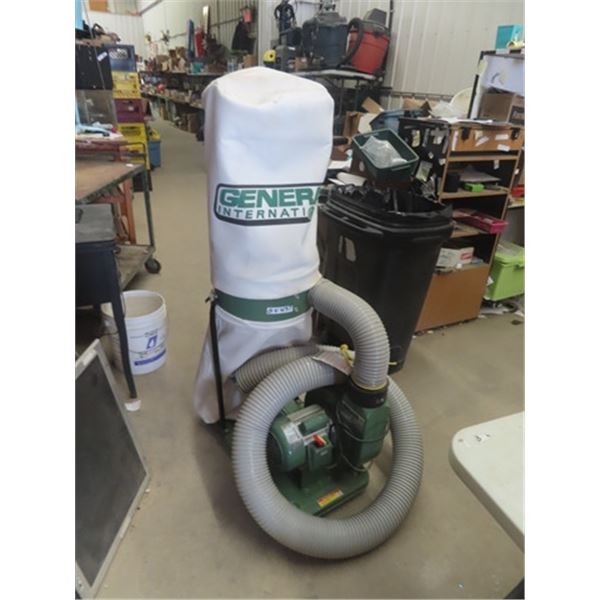 General 1 HP Dust Collector System - Like New Used Only a couple times