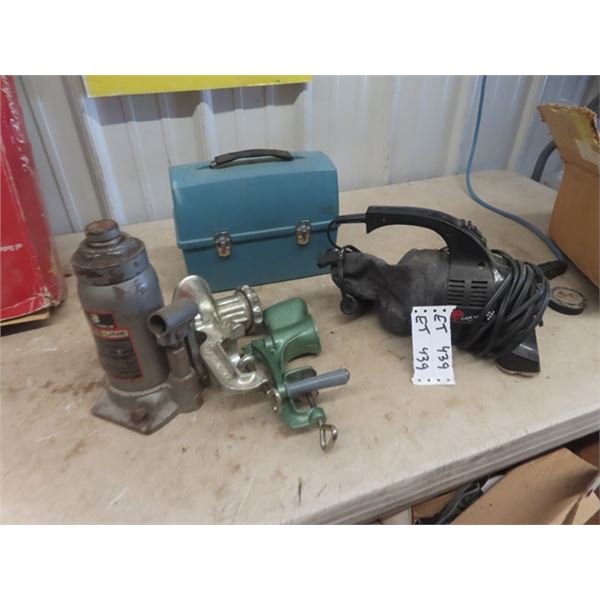8 Ton Hydraulic Jack, Dust Buster, Meat Grinder
