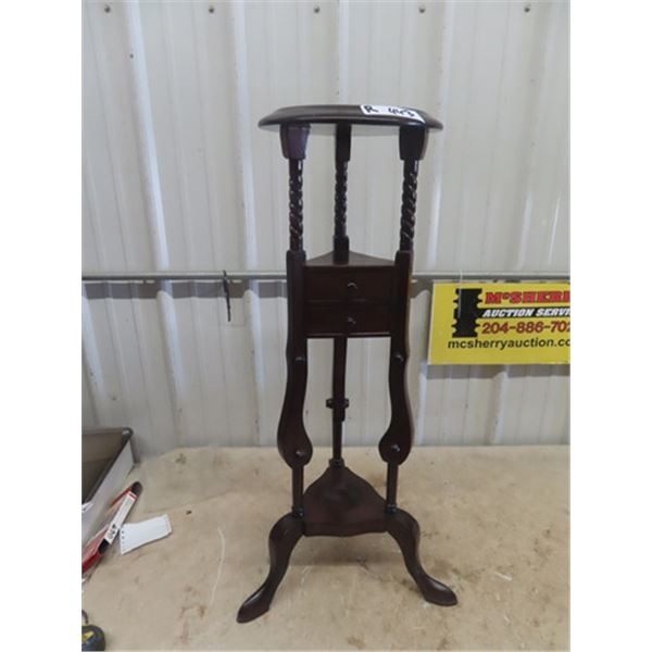 Fancy Stand with 2 Drawers 34" Tall 11" Wide