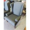 Image 2 : 2 Wing Back Upholstered Chairs