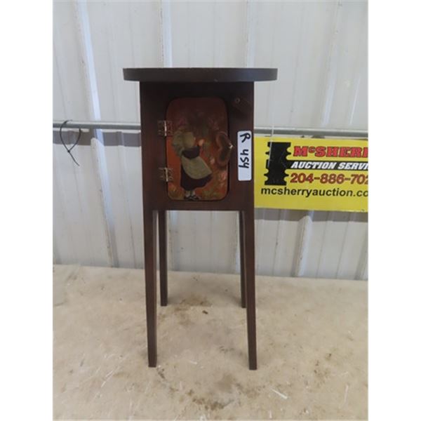 Wooden Stand with Art 11" x 26"