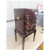 Image 2 : Silverware Cabinet or Jewelry Cabinet 32"x14"x12"
