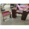 Image 1 : Vanity Dresser - no Mirror - or Desk with Stool