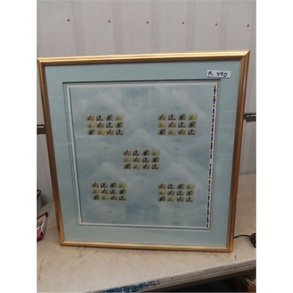 Grand Uncut Birds of Canada Stamps - Limited Edition 9/50 - Signed 33" x 34"