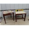Image 1 : 2 Stools - for either Sewing or a Vanity