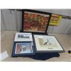 Image 1 : 4 Framed Pictures - Biggest 18" x 22"
