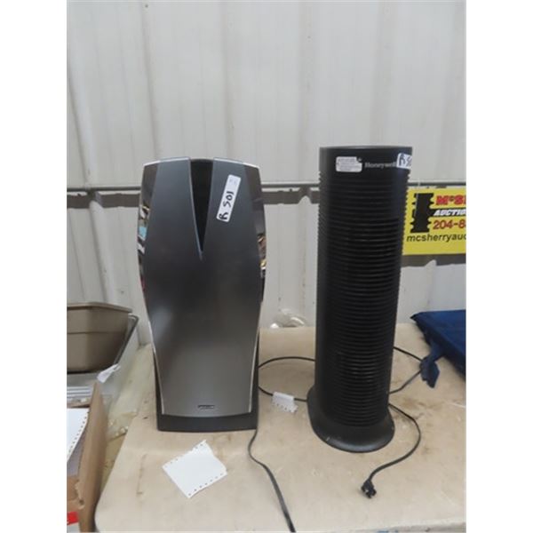 2 Air Purifiers; 1) Bionaire, 1) Honeywell