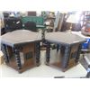 Image 1 : 2 End Tables 19" tall 24" Wide