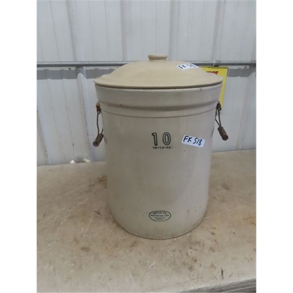 Medalta 10 Gal Crck with Lid