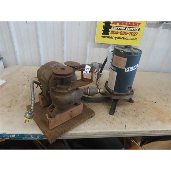 Pool Pump & Electric Mower with Pulley