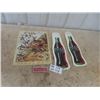 Image 1 : Modern Remington Metal Sign & 2 Coca-Cola Fiberglass Signs