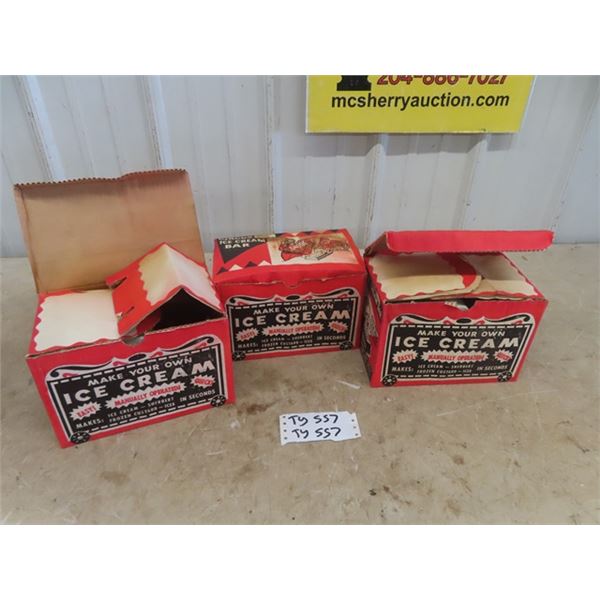 New Old Stock- 3 Ice Cream Makers