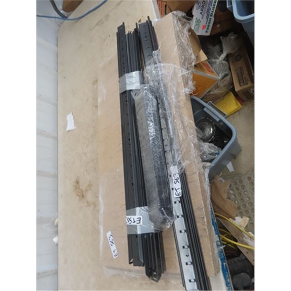 5 Shelves with Metal Uprights & Sides