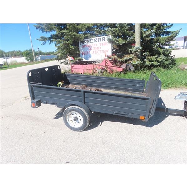 Snowbear 5' x 8' Utility Trailer with Tilt Deck Box & Bumper Hitch