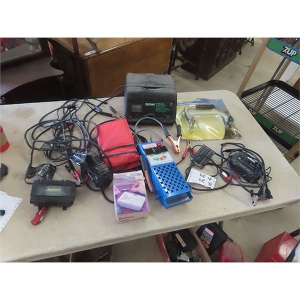 Die Hard 6/12V Battery Charger, 3 Trickle Chargers Battery Load Tester