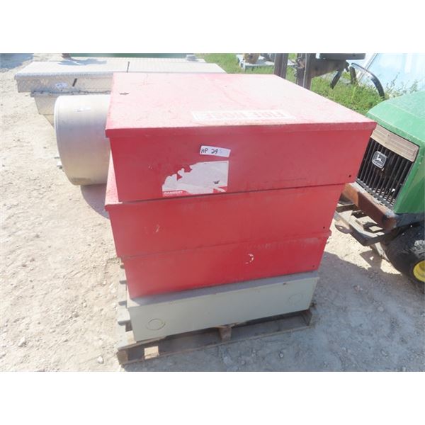 4 Metal Boxes Good for Storage 30" x 30" x 8"