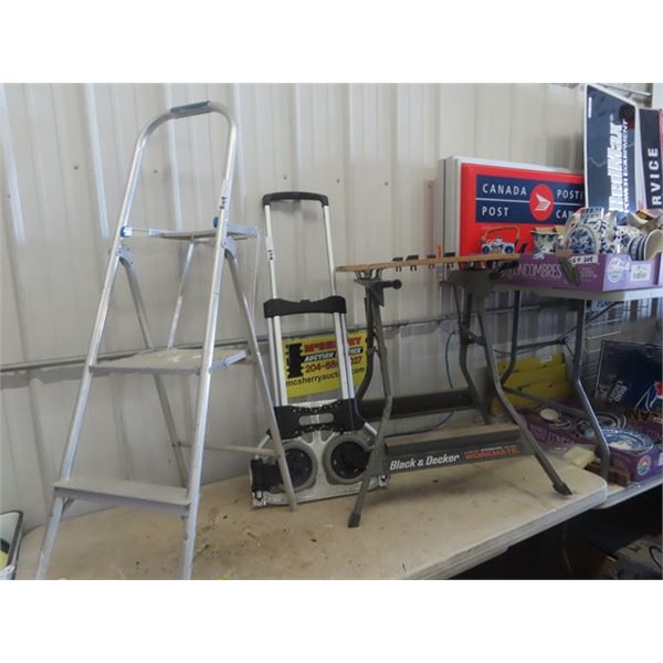 B+D Work Mate , Folding Stepper, Drywall/ Plywood Dolly/Carrier