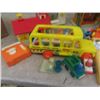 Image 4 : Vintage Fisher Price: Activities Center, Sesame Street, School Bus, Fire Truck plus more