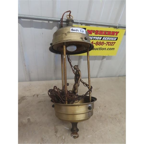 1970's Oil Hanging Lamp