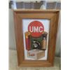 Image 2 : UMC Ammo Framed Paper Advertising 12"x 18" & Balance Scale