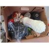Image 4 : Box of Yarn, Sewing Basket, Cross Stitch Set, Macrame  plus more