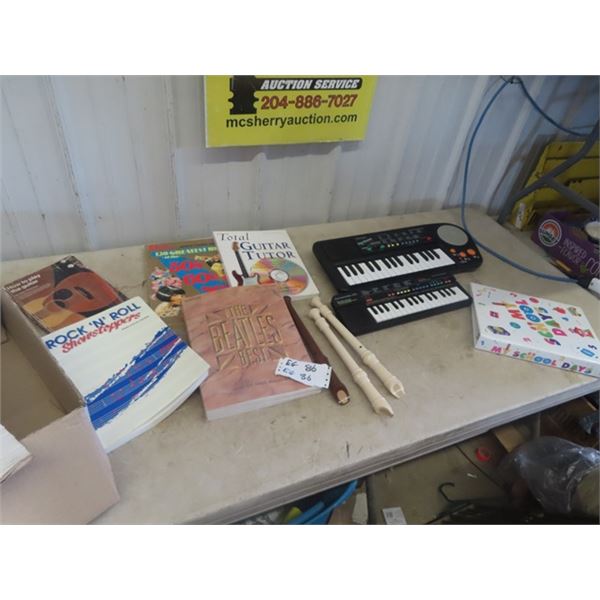 Key Boards, Recorder/Flute, Beatles Book