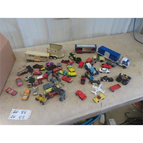 Various Toy Cars; Matchbox, Majorette, Hot Wheels, Tonka