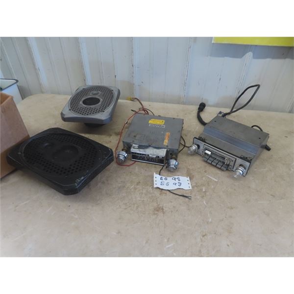 2 Auto Radios & Speakers - Pioneer on One