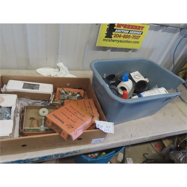 Plumbing Fittings, Shut off Valves, Roller Door Hardwares