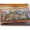 Image 5 : Estate Jewelry; Watches, Broaches, Rings, Necklace with Jewelry Boxes