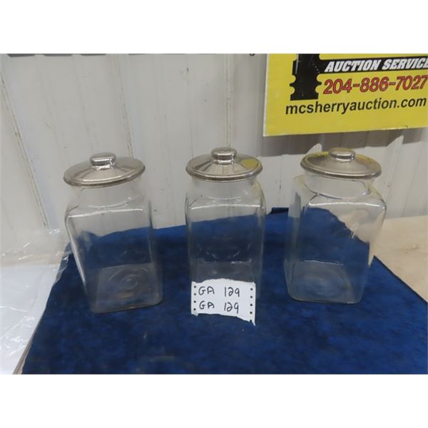 3 Store Cannister Jars