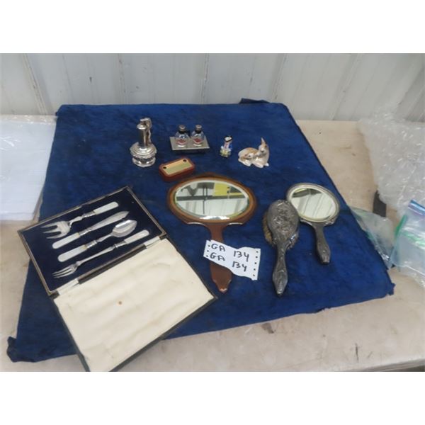 Monson Light, Character Salt + Pepper, Dresser Mirror, Shaving Kit,  plus more