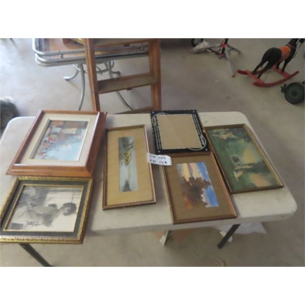 6 Old Picture Frames