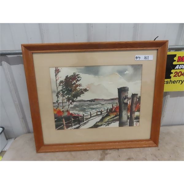 Painting by Ross Teel 1955 22" x 27"