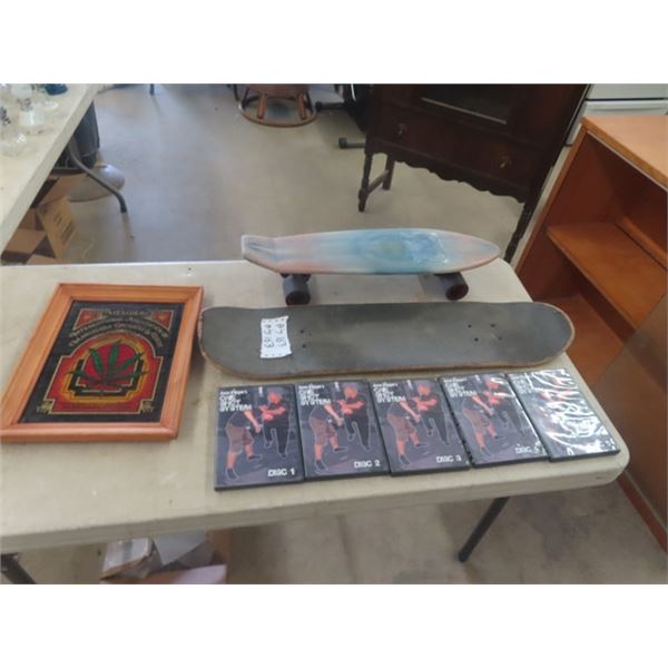 Kevin O Henry Defense Lesson DVD, Skateboards, Marijuana Picture