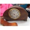 Image 2 : 3 Mantle Clocks; 1) Vintage Waterbury, 1) Vintage Techton, 1) Modern Circa