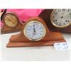 Image 3 : 3 Mantle Clocks; 1) Vintage Waterbury, 1) Vintage Techton, 1) Modern Circa