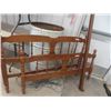 Image 2 : Double Wooden Bed Frame