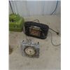 Image 3 : Stewart War TIme Radio, Lantern, Cast Europe Clock, Desk Set
