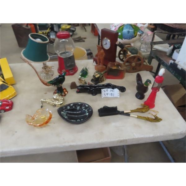 Gum Ball Machine, Blow Glass, Avon, Mini Liquor Bottles