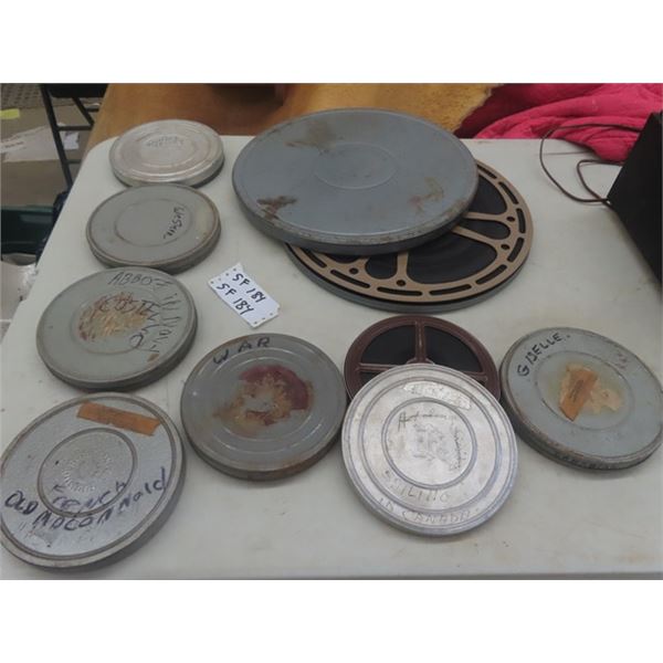 Movie Reels with Abbot + Costello and others