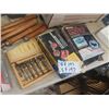 Image 4 : 2 Dremels, Wood Lathe CArving Tools, Router Bits plus more