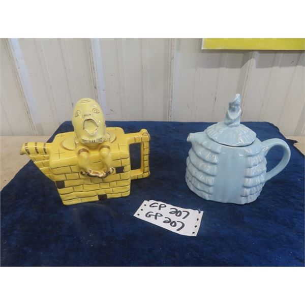 2 Character Tea Pots - 1) Humpty Dumpty